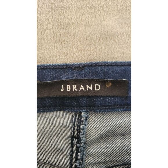 J Brand Alana High Rise Crop Exposed Zipper Skinny Jeans - Picture 3 of 6